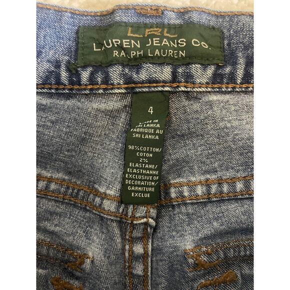 Lauren Jeans Co LRL Ralph Classic Boot Cut Denim Mid Rise Womens Blue Jeans 4 - Picture 13 of 14